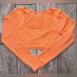 Orange Workout Top